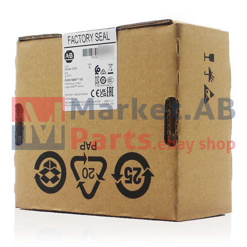 New Allen Bradley 5094-OF8 Flex 5000 IO Analog 8 Output New In Box Factory Sealed Does not apply - Product Image