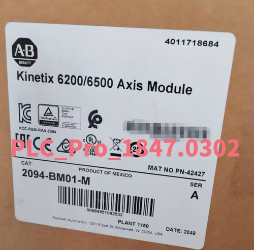 New 2094BM01M 1PCS Brand New Allen-Bradley 2094-BM01-M Warranty 12 months Fast ship Unknown - Product Image