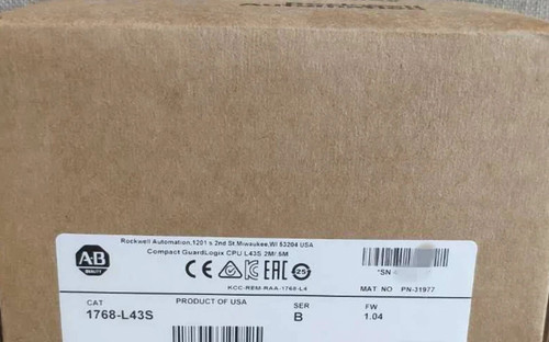 New AB New Factory Sealed AB 1768-L43S Compact IO 16Pt PLC Input Module 1768L43S Does not Apply - Product Image