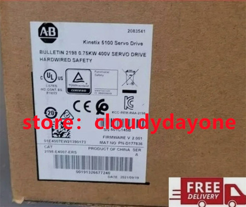 New High Quality Allen Bradley 2198-E4007-ERS SER A Kinetix 5100 Servo Drive 100 - Product Image