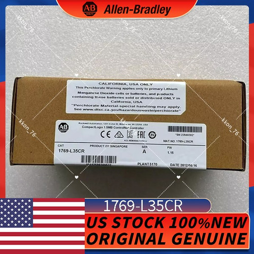 New NEW AB 1769-L35CR CompactLogix ControlNet Redundant Controller Free ship - Product Image