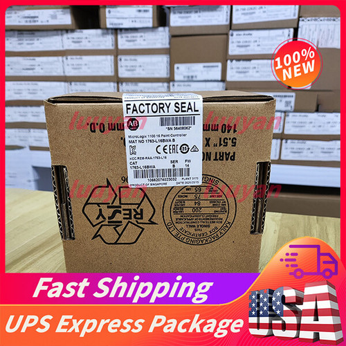 New 1763-L16BWA MicroLogix 1100 16 Point Controller Factory Sealed Allen-Bradley - Product Image