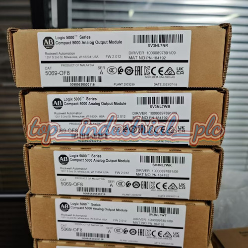 New Allen-Bradley 5069-OF8  A Compact 5000 Analog Output Module New Factory Sealed - Product Image