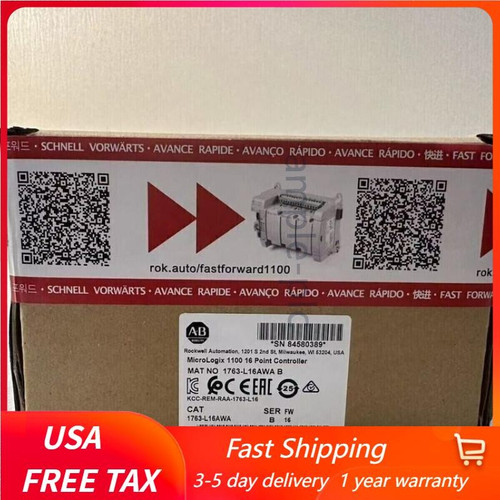 New New AB 1763-L16AWA MicroLogix 1100 16 Point Controller 1763L16AWA US Free Tax DOES NOT APPLY - Product Image