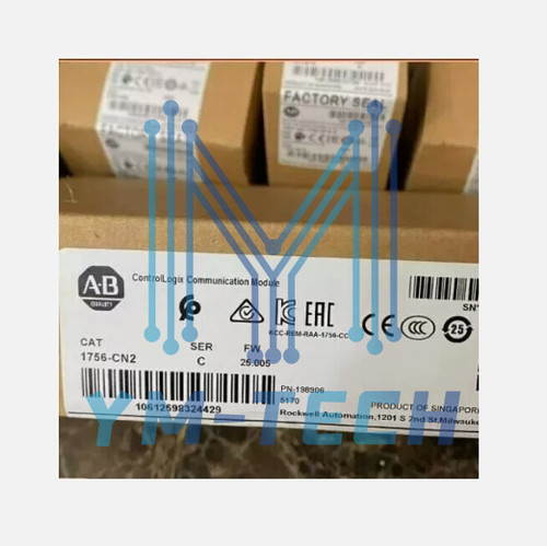 New AB 1756-CN2 ControlLogix Communications Module 1756CN2 New Factory Sealed - Product Image