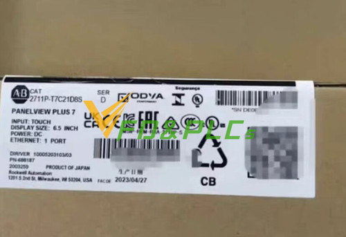 New Sealed Allen Bradley 2711P-T7C21D8S HMI Panelview Plus 7 Terminal by DHL Does Not Apply - Product Image