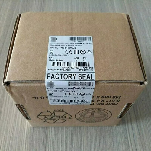 New 1763-L16BWA Allen-Bradley MicroLogix 1100 16 Point Controller 1763L16BWA - Product Image