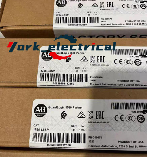 New New Allen-Bradley 1756-L8SP GuardLogix 5580 L8 Safety Partner 1756L8SP - Product Image