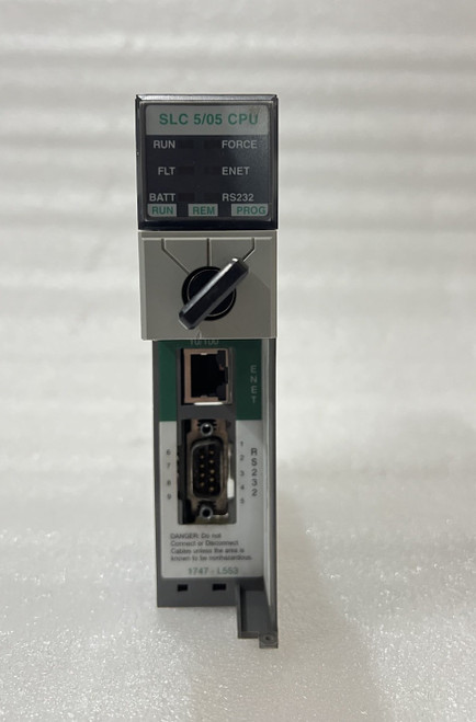 Used ALLEN-BRADLEY SLC 500 1747-L553 MODULE CPU SER C - Product Image