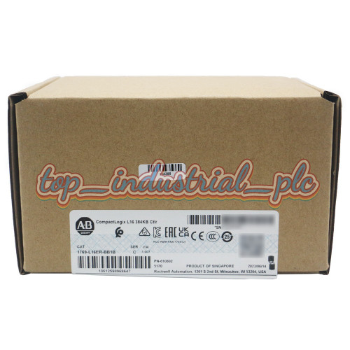 New New Allen Bradley 1769-L16ER-BB1B CompactLogix L16 384KB Controller EthernetIP - Product Image