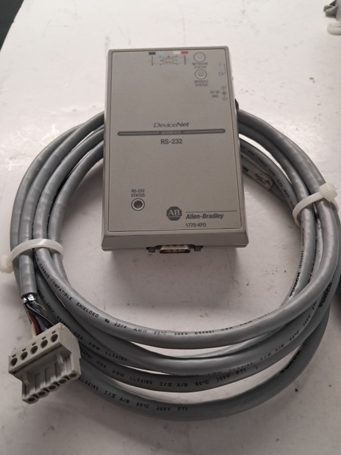 Used Allen Bradley 1770-KFD DeviceNet RS-232 Communication Module - Product Image