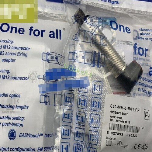 New S50-MH5B01PP 1PC NEW Photoelectric Switch S50-MH-5-B01-PP Fast Ship S50MH5B01PP - Product Image