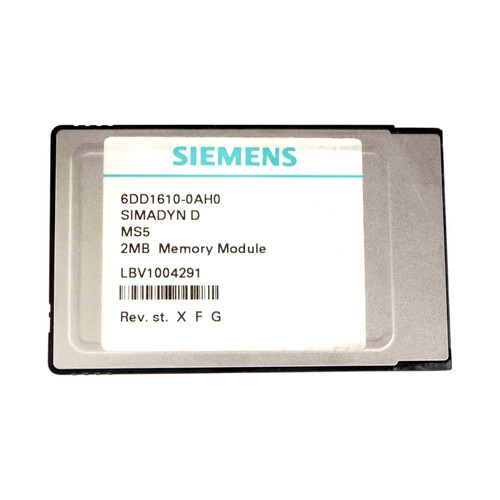 Used SIEMENS 6DD1610-0AH0 SIMADYN D PROGRAM MEMORY SUBMODULE MS5 - Product Image