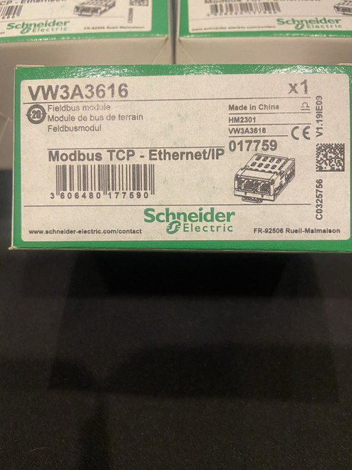 New Schneider Electric VW3A3616 Ethernet TCPIP Communication Module - Product Image