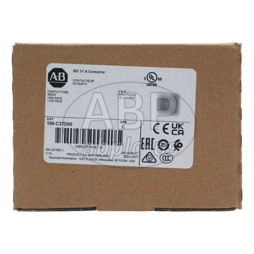 New 1PC NEW IN BOX 100-C37D00 100-C3700 contactor 110V SPOT STOCK FAST SHIPPING - Product Image