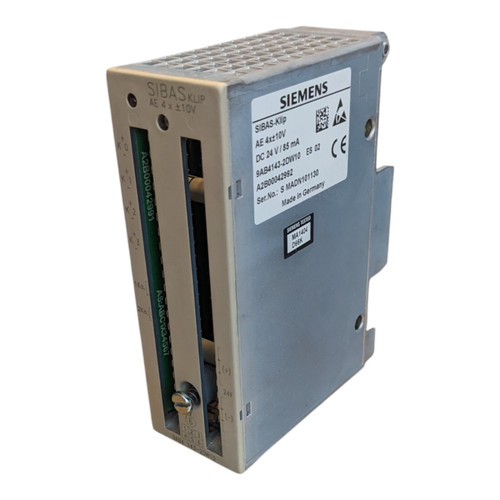 New Siemens Sibas Klip 1P 9ab4143-2dw10 New Sealed Analog Input Module - Product Image