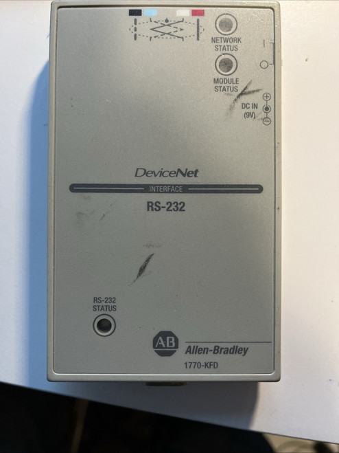 Used ALLEN-BRADLEY 1770-KFD SERIES A RS-232 DEVICENET INTERFACE MODULE - Product Image