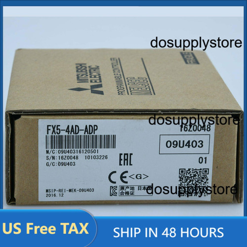 New 1PC New Mitsubishi FX5-4AD-ADP PLC Module FX54ADADP Fast Shipping US Free TAX  - Product Image