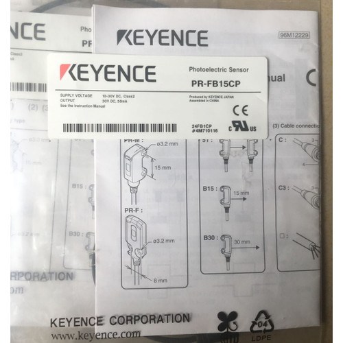 New Keyence PR-FB15CP Photoelectric Sensor Switch PRFB15CP 1PC New Free Shipping  - Product Image