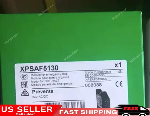 New NEW Schneider XPS-AF5130 Preventa XPS AF Safety Relay XPSAF5130 US Free TAX  - Product Image