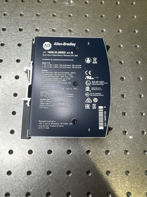 New ALLEN BRADLEY 1606-XLSRED REDUNDANCY MODULE POWER SUPPLY - Product Image
