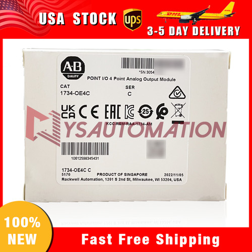 New Allen-Bradley 1734-OE4C SERIES C PLC Output Module NEW Factory Sealed  - Product Image