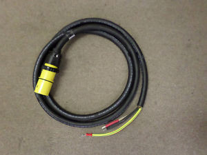 T&B Russellstoll 9P53U2 plug with 3/c 8 AWG cable (9 ft)