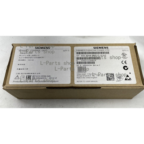 New New Siemens 6SL3244-0BB12-1FA0 G120 CONTROL UNIT CU240E-2 PN 6SL3 244-0BB12-1FA0  - Product Image