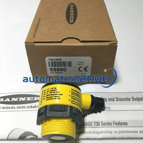 New 1pcs New BANNER T30UUNAQ-55990ultrasonic sensor - Product Image