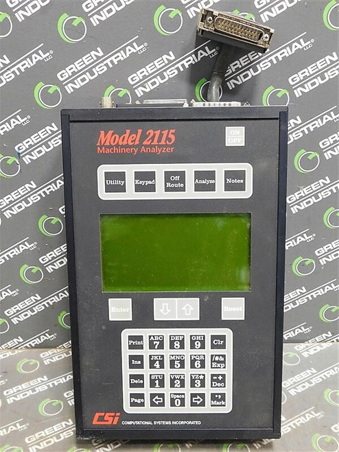 Used USED CSi 2115 Machinery Analyzer Rev.3 with CSi 750 Rev.00 Rom V5.0 C6.10a - Product Image