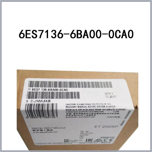 New Siemens 1P New Sealed 6ES7136-6BA00-0CA0 6ES7 136-6BA00-0CA0 Controls Processors  - Product Image