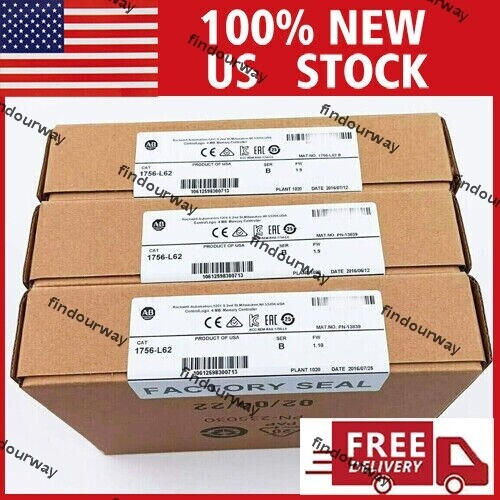New Sealed NEW PLC 1756-L62 B ControlLogix Processor Unit Controller 1756L62  - Product Image