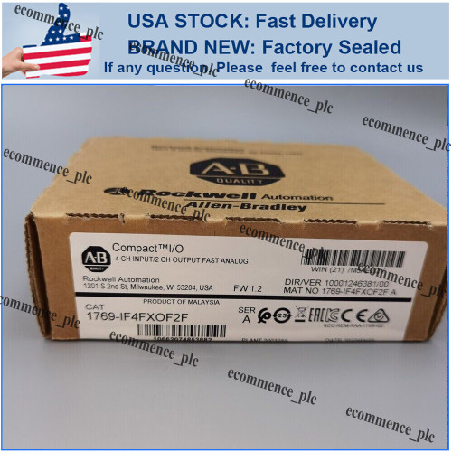New 1769-IF4FXOF2F New Sealed NEW PLC CompactLogix IO Module 1769 IF4FXOF2F  - Product Image