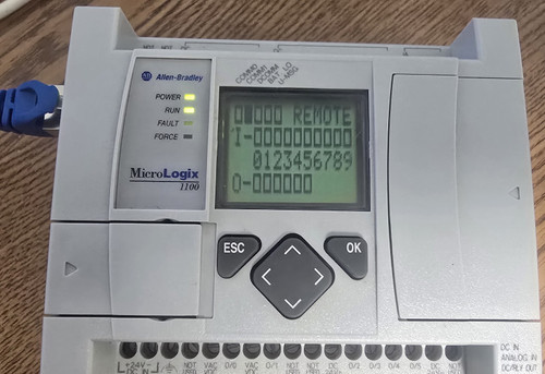 Used Allen-Bradley MicroLogix 1100 Controller Ser. B 1763-L16BBB - Product Image