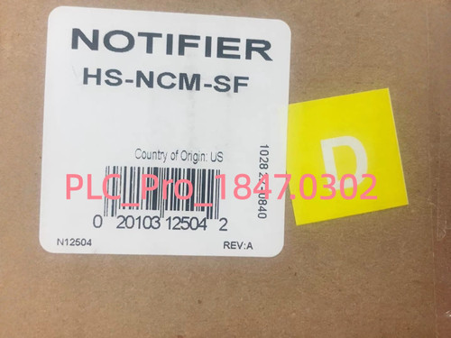New HS-NCM-SF 1PCS Brand New NOTIFIER HS-NCM-SF Communications Module PLC_Pro_1847.0302 - Product Image