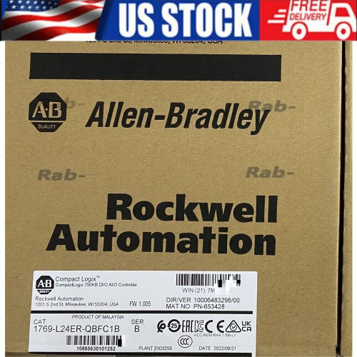 New 1769-L24ER-QBFC1B Allen-Bradley CompactLogix?New and Sealed?- USA  - Product Image