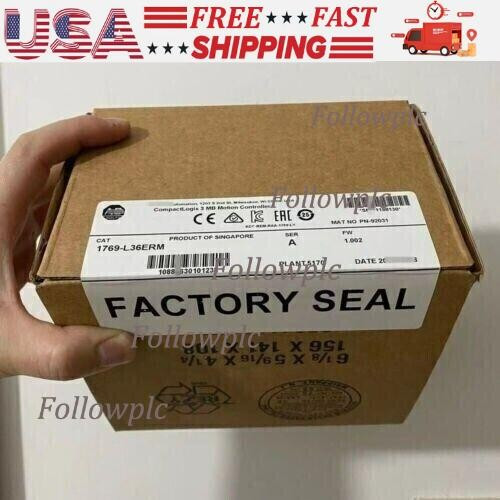 New 2023 New Factory Sealed AB 1769-L36ERM SER A CompactLogix 3MB Motion Controller  - Product Image