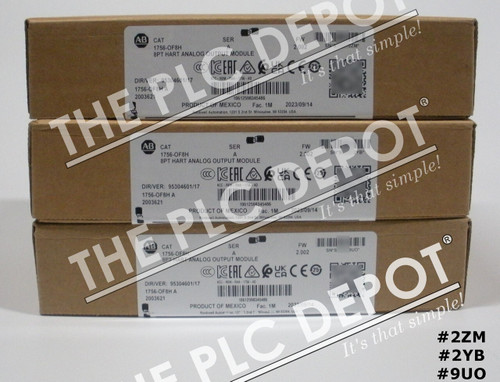 New 2023 SEALED Allen Bradley 1756-OF8H ControlLogix Analog REALQTY 1756-OF8h 1756OF8h 0F8h 17560F8h - Product Image