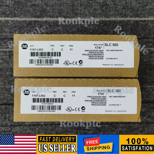 New Allen-Bradley 1747-L552 SER C SLC500 SLC 505 CPU Processor Unit US Free Tax  - Product Image