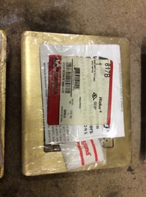 3 New 817B Brass Carpet Or Tile Flanges Single Gang