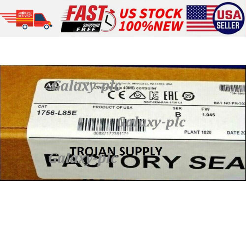 New Allen-Bradley 1756-L85E Sealed Surpl US Free Tax - Product Image