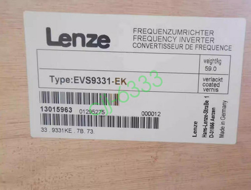 New EVS9331-EK NEW LENZE EVS9331EK Inverter - Product Image