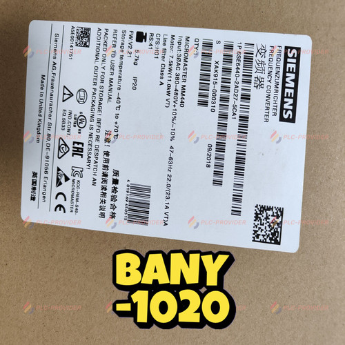 New New Sealed 6SE6440-2AD27-5CA1 Siemens Fast Shipping 6SE64402AD275CA1 - Product Image