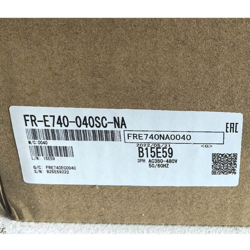 New FR-E740-040SC-NA NEW MITSUBISHI FRE740040SCNA E700 Inverter - Product Image