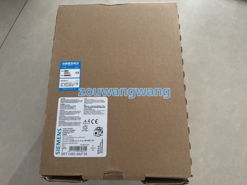 New 1PCS New In Box Siemens Contactor 3RT1065-6AF36 3RT1 065-6AF36 3RT10656AF36 Fast shipping - Product Image
