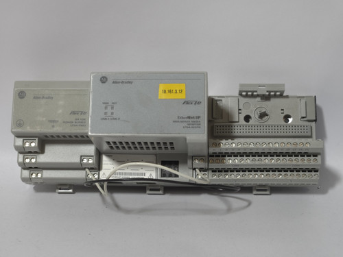 Used Allen-Bradley 1794-AENTR Flex IO EtherNetIPPS13 FLEX IO Power SupplyFlexBus - Product Image