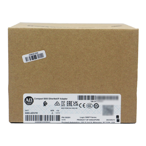 New 100 New 5069-AENTR Ser A Compact 5000 EtherNetIP Adapter 5069AENTR - Product Image