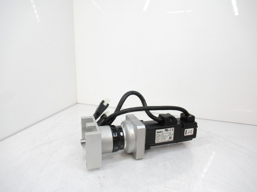 Used Nidec Corp XVM-403-TONS-0000 XV Servo Motor W PGII040-007 Planetary Gearbox - Product Image