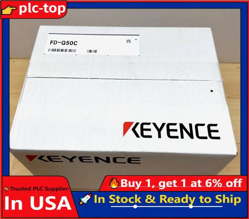New Keyence FD-Q50C Flow Meter Clamp-on Flow Sensor Ultrasonic FDQ50C New In Box - Product Image