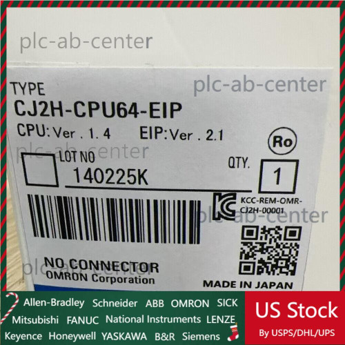 New OMRON CJ2H-CPU64-EIP PLC 2 CPU units Module industrial equipment in Box New - Product Image